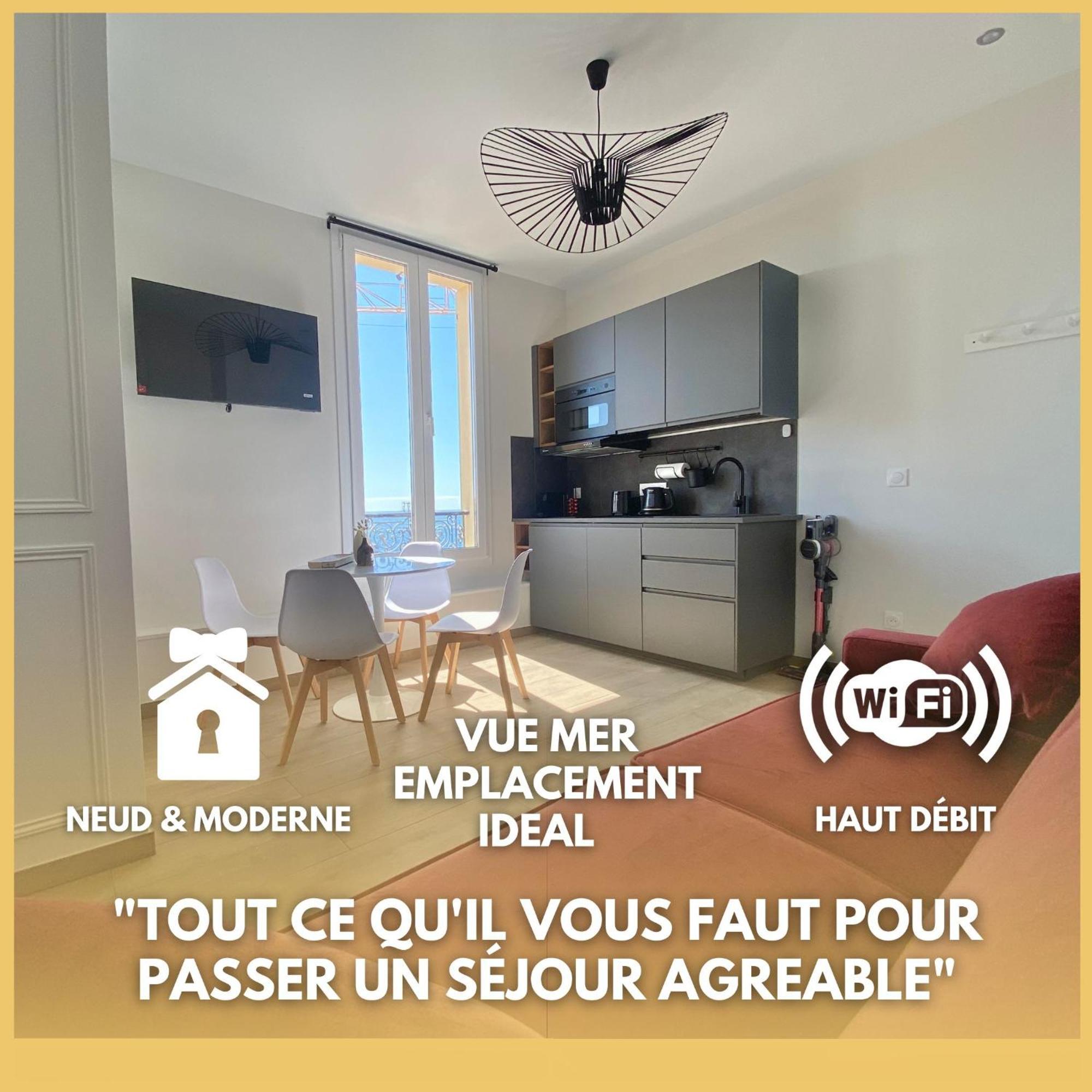 Appartement Moderne Climatise Monaco Vue Mer Cap-d’Ail Exterior foto
