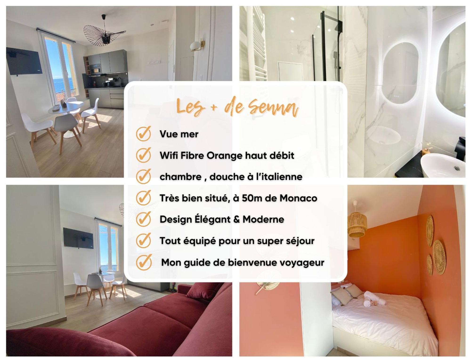 Appartement Moderne Climatise Monaco Vue Mer Cap-d’Ail Exterior foto
