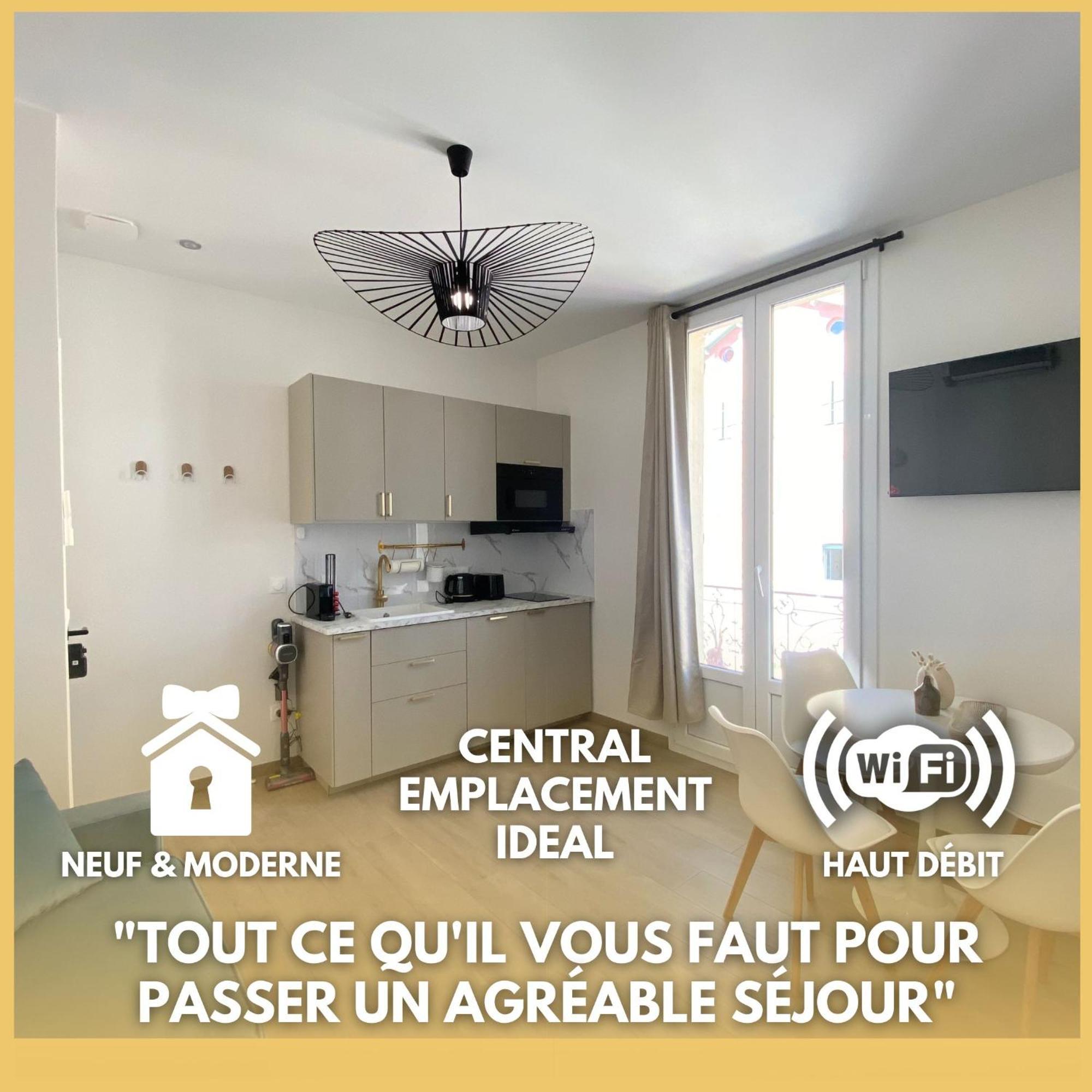 Appartement Moderne Climatise Monaco Vue Mer Cap-d’Ail Exterior foto