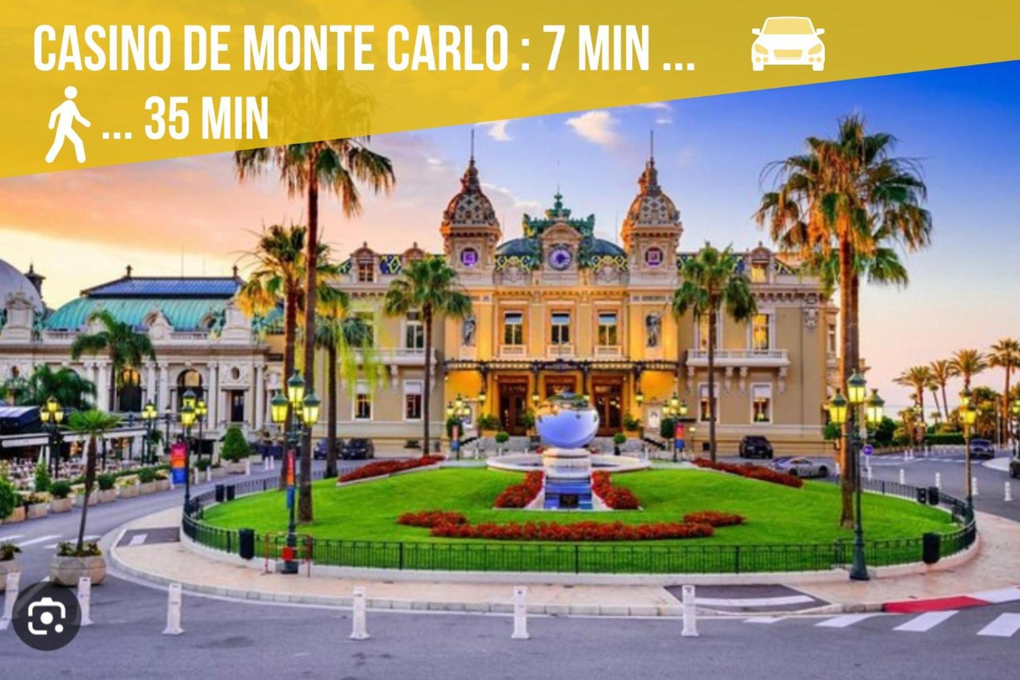 Appartement Moderne Climatise Monaco Vue Mer Cap-d’Ail Exterior foto