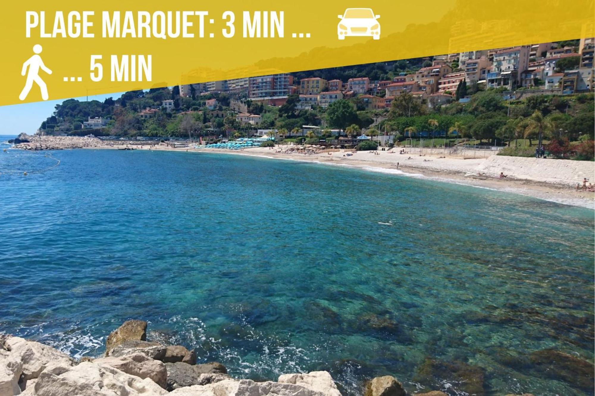 Appartement Moderne Climatise Monaco Vue Mer Cap-d’Ail Exterior foto