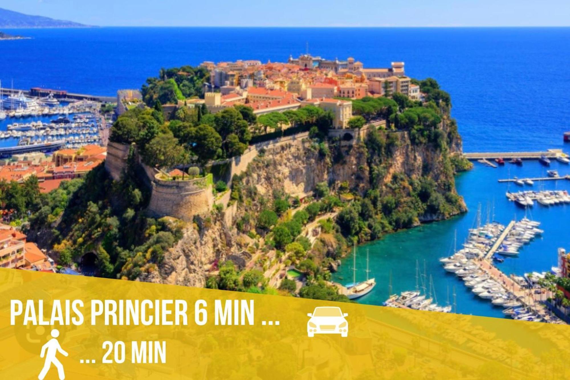Appartement Moderne Climatise Monaco Vue Mer Cap-d’Ail Exterior foto